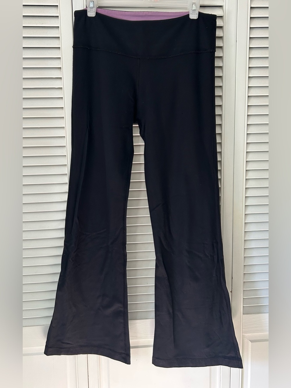 lululemon athletica Reversible Black Boot-Cut Flare Pants